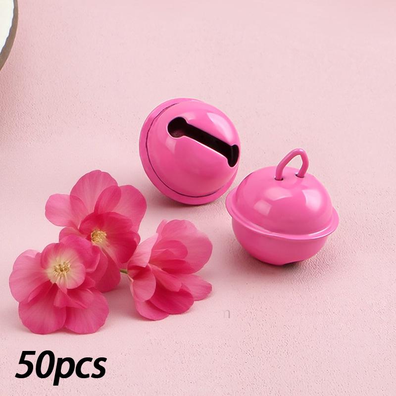 Clochettes Colorées 14/18/22mm Petit Pendentif Accessoires Porte-clés DIY Clochettes Rondes pour Animaux (50 pièces)