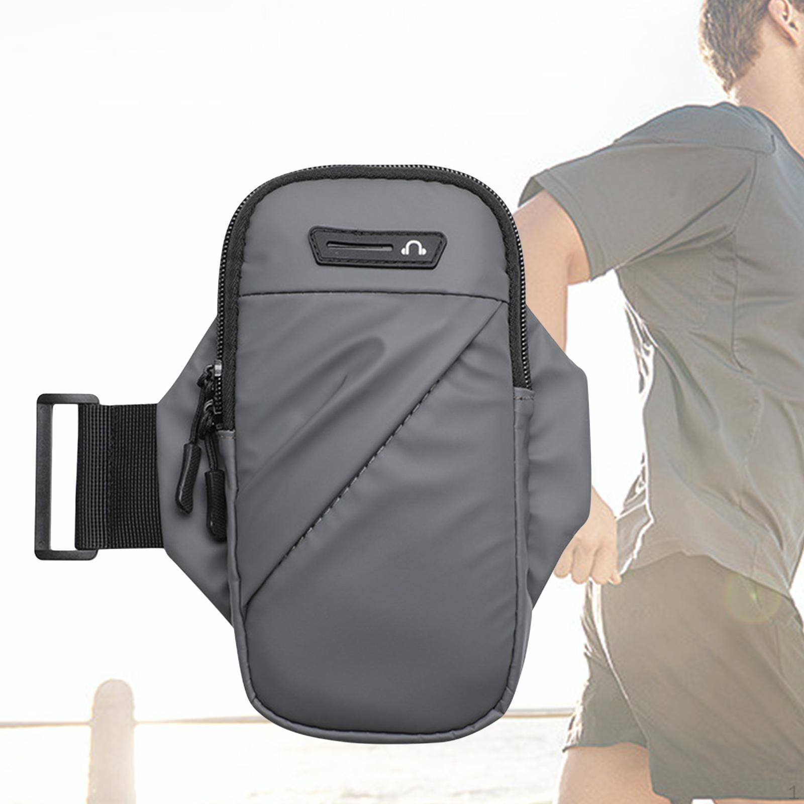 

Спортивна нарукавна сумка для тренажерного залу Нарукавна сумка Універсальний спортивний чохол на плече для вправ сірий