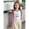27Home Brand Children's Clothing New Product 2026 Spring Girls' Long-Sleeved T-Shirt Baby Clothes Pure Cotton Cartoon Bottoming Shirt