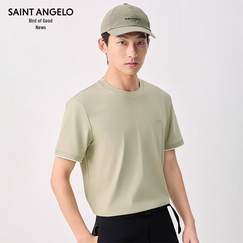 Baoxiniao Men's Casual Round Neck Short Sleeve T-Shirt