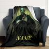 Custom Name "Dark Magic Unleashed" blanket for Couch & Bed, Plush Cozy Fuzzy Blanket Super Soft & Warm Blankets for Fall and Winter. 090888