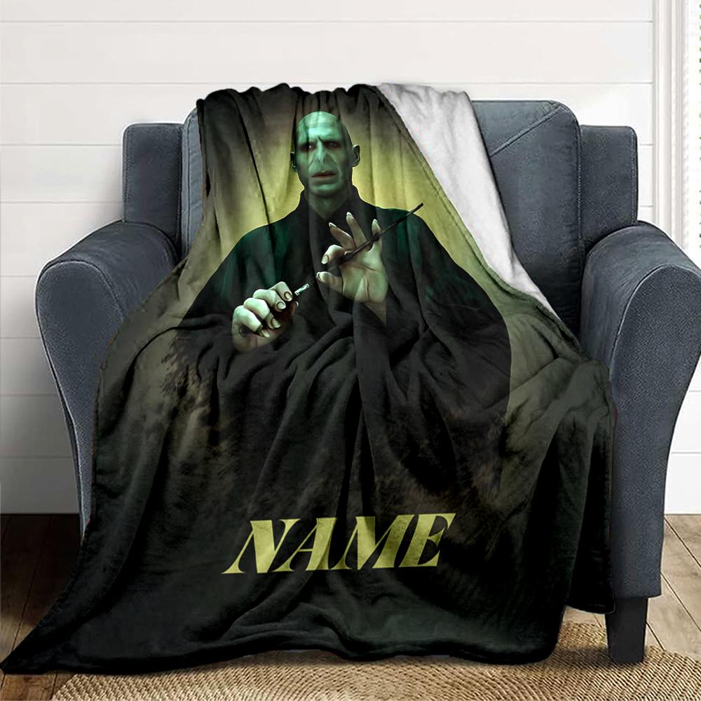Custom Name "Dark Magic Unleashed" blanket for Couch & Bed, Plush Cozy Fuzzy Blanket Super Soft & Warm Blankets for Fall and Winter. 090888