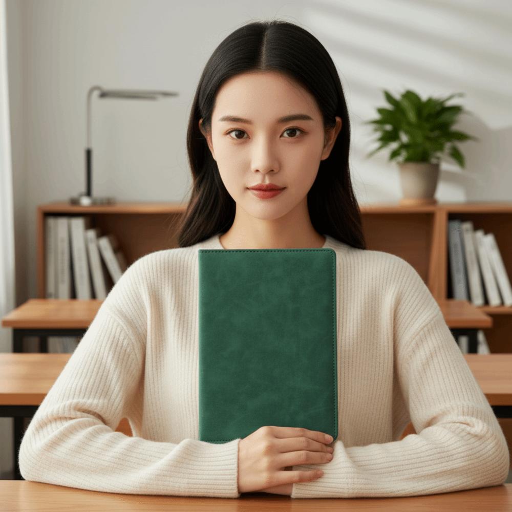 Sleek Hardcover a5 Notebook Minimalist Soft Touch Notepad Skin Feel Journal Daily Journaling