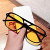 Fashionable Retro Square Rivet Sunglasses for Men and Women  Sunglasses Punk Street Po Decorative Glasses