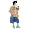 Kinder Mode Freizeit Set 2025 Sommer Jungen Dünnes Hübsches Kurzarm T-Shirt Set