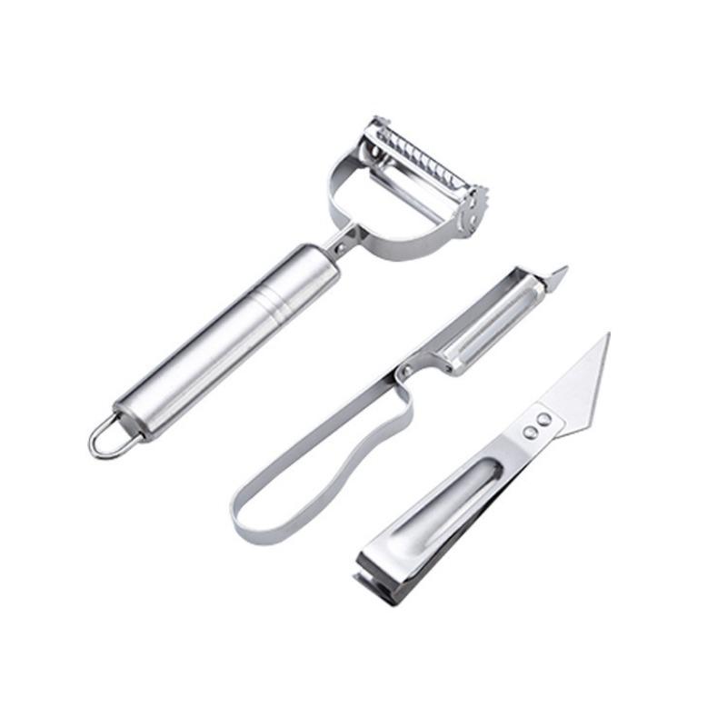 Peeling Knife - Steel-free Multi-functional Three-piece Set for Potato Peeling - Potato Peeling Tool with Versatile Scraping Function