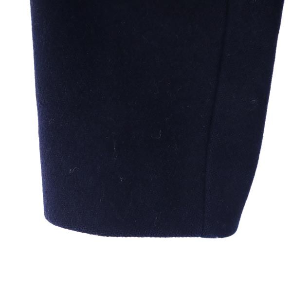 PUBLIC TOKYO Made in Japan Cashmere Blend Chester coat 1 Navy Women Used