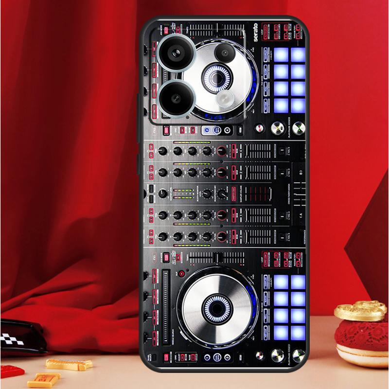 Electronic Music DJ Controller Mixer Case For Xiaomi Redmi Note 14 12 11 10 13 15 Pro Plus Redmi 15 13 10C 12C 13C 14C 15C Funda