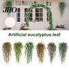 Long-lasting Plastic Flowers 1/2Pcs Hanging Artificial Flower Vine UV Resistant Faux Drooping Floral Plants Indoor Ivy Home Wedding Outdoor