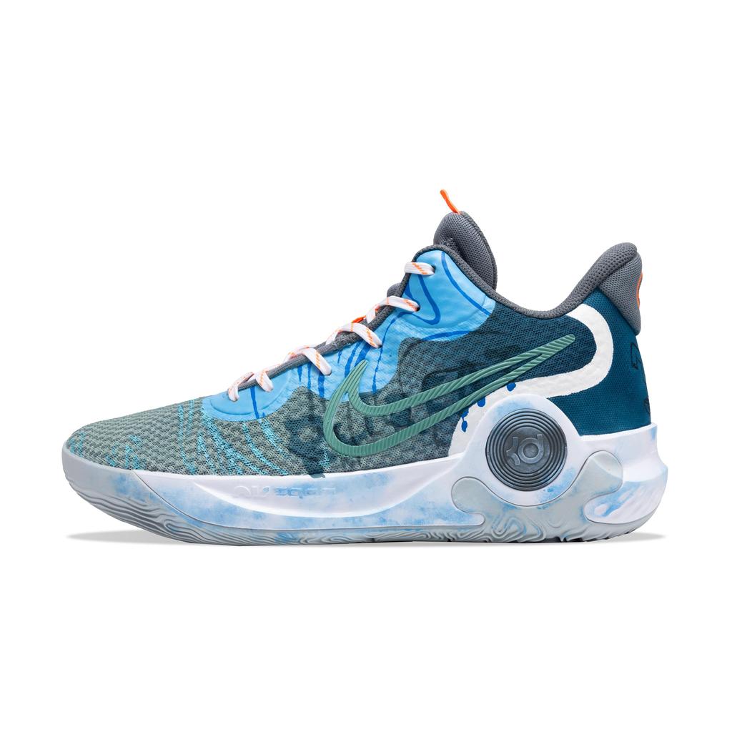 Nike KD Trey 5 IX Mesh Cushioning Grip Cushioning Grip Mid top Basketball Shoes Unisex Blue CW3402-011(Team635-)