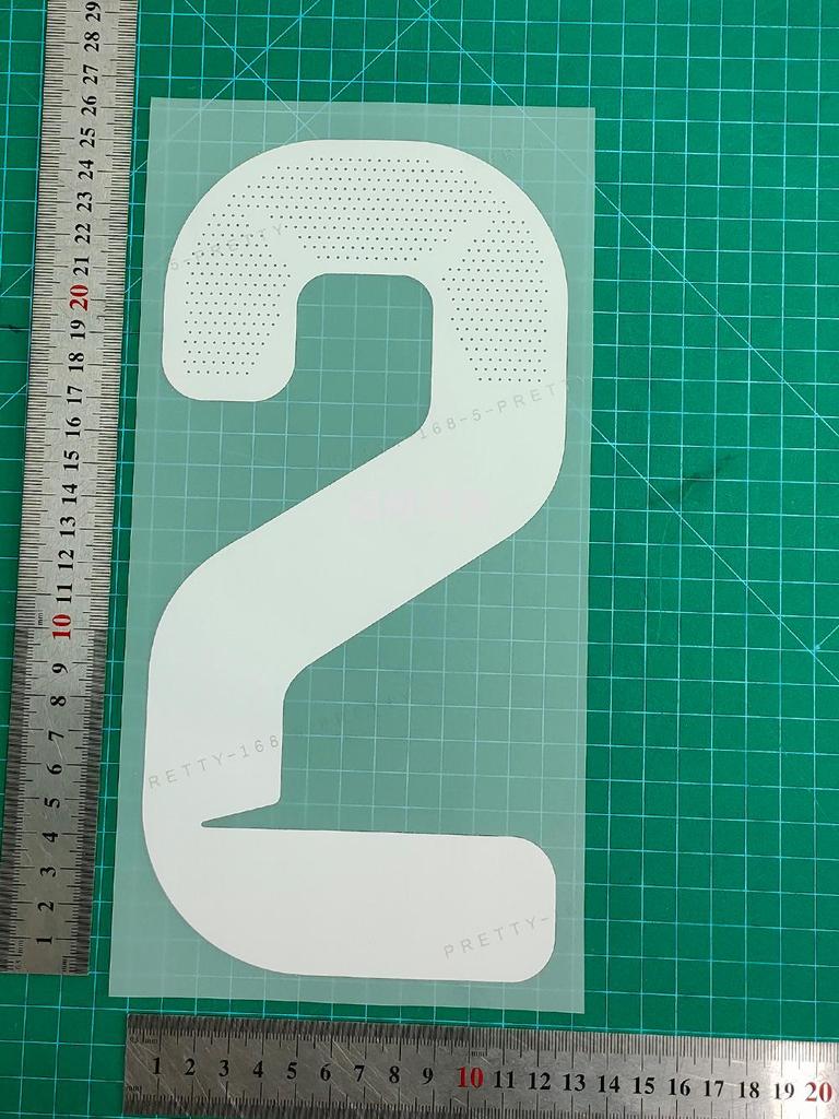 2026AD Adult White Home Game Jersey Heat Press Number Stickers