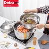 Debo Hoffenheim 32cm 3-lagiger Edelstahl-Dampfgarer Topf