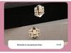 Luxury Portable Jewelry Box with Lock, Large Capacity Storage for Necklaces and Earrings