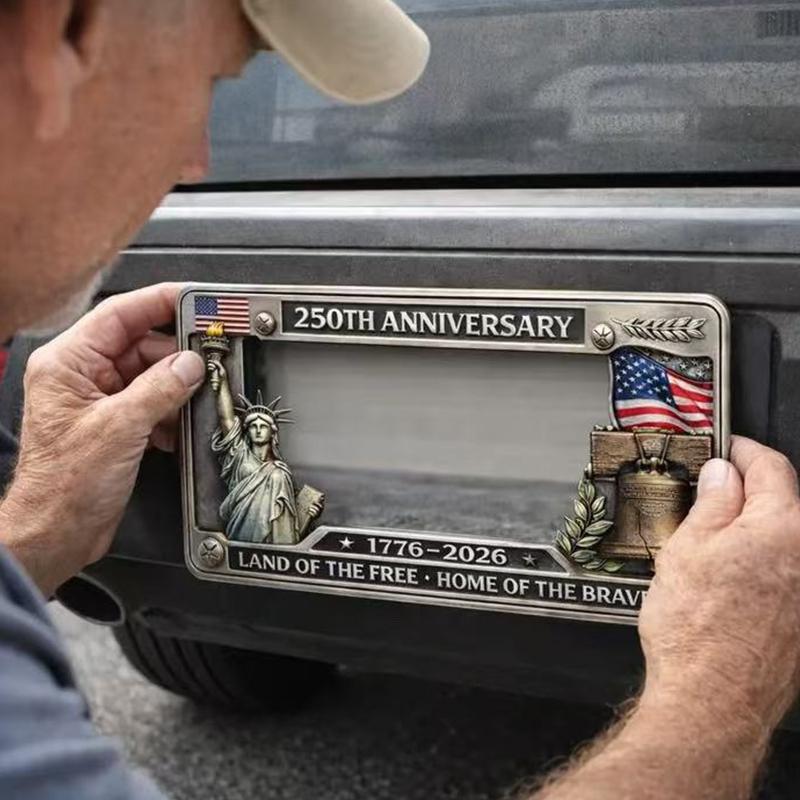Vietnam Veteran Metal License Plate Frame Patriotic Design For Car Truck Decor For Veterans And Patriotic Enthusiasts