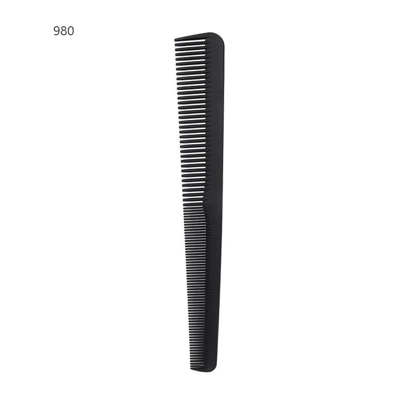 14Styles Hairdressing Carbon Comb for Haircut Barber Anti Static Black Rat Tail Comb Beauty Professional Hair Styling Tools Comb