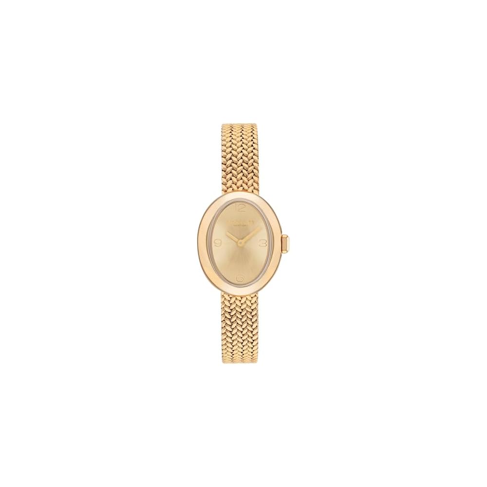 Coach Sammy Women s Watch Gold Dial Stainless Steel Band 14504567