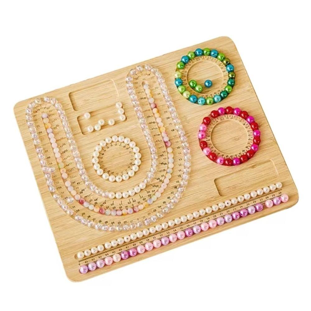 With Scale Jewelry Making Tray Eco-Friendly Bracelet Beading Boards Jewelry Design Board  Gifts