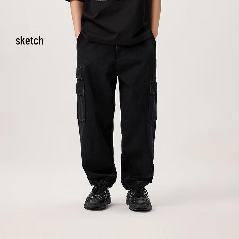 

CROQUIS Men s 2024 Spring Casual Jogger Denim Pants L