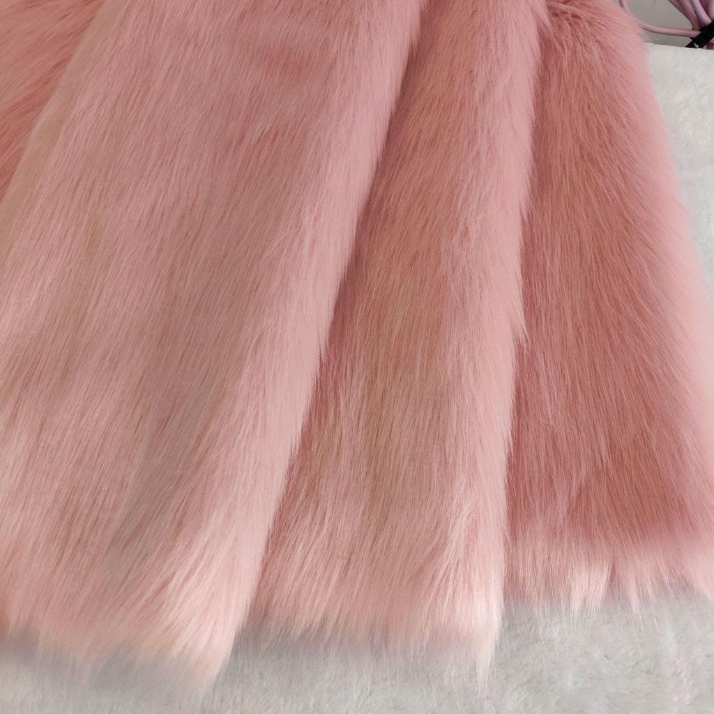 Tessuto Peluche Imita Pelliccia di Volpe 5cm Disponibile (Taglia piccola) per Tappeti e Abbigliamento