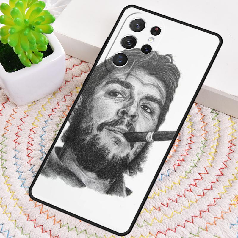 Che Guevara Smoking Cigar Phone Case for Samsung Galaxy Note 10 Pro S26 Ultra S23 S24 FE S25 S21 S22 PLUS Shockproof Cove