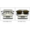 Myopia Multifunctional Sunglasses Polarized Plate -0.5 To -6.0 Magnetic Clip Shortsighted Blue Light Blocking Lenses