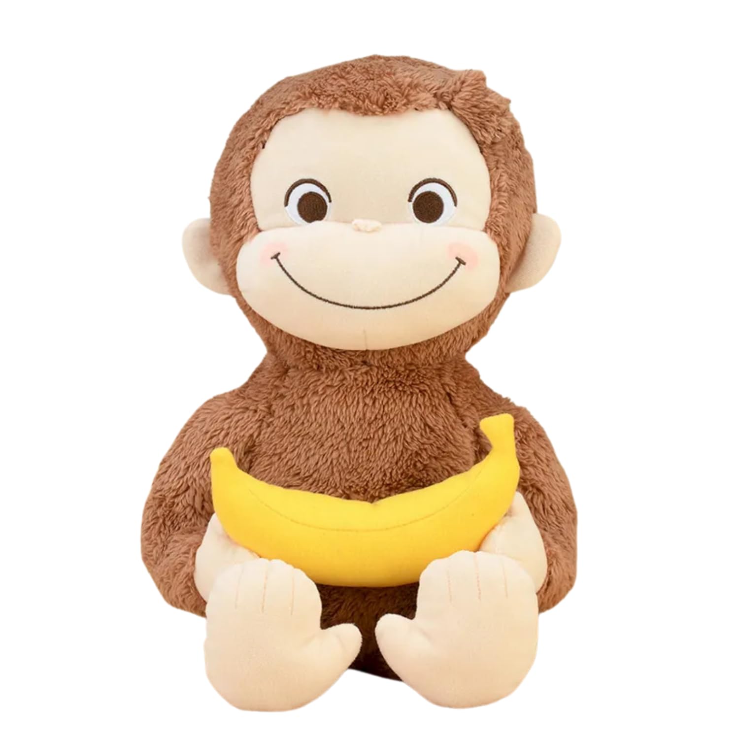 Curious George Red Cheeks Large Plush Toy Banana Approx. 29cm