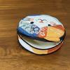 Zipper Design Cat Storage Case Small Size Stationery Pouch Cartoon Patchwork Coin Purse  School