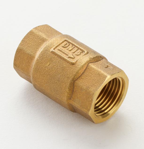 Yongdexin 410 Brass Vertical Check Valve, One-Way Non-Return Valve DN15 DN20 DN25