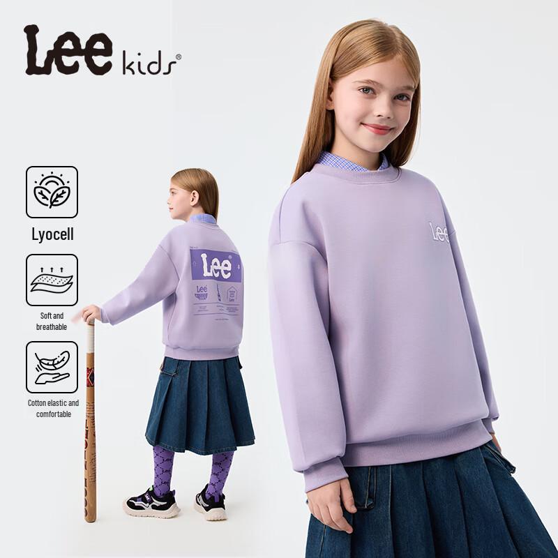 LeeKids Kids' Lyocell Blend Letter Print Sweatshirt