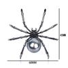 Fashion Women Rhinestone Faux Pearl Spider Brooch Pin Corsage Lapel Jewelry Gift