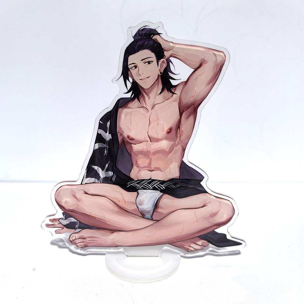 Animation Jujutsu Kaisen Stand Acrylic Animation Design Figure Itadori Yuji Fushiguro Megumi Gojo Satoru Nanami Kento Miniatures Fans Presents