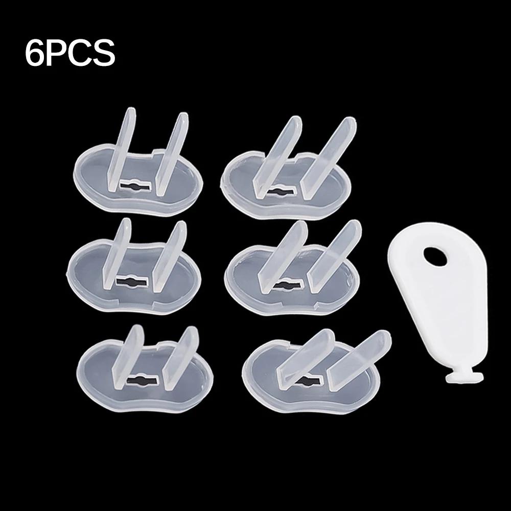 10/1Pcs EU Power Socket Covers Anti Electric Shock Cover Child Safety Guard Protection Socket Plugs Protector Switch Dust Covers