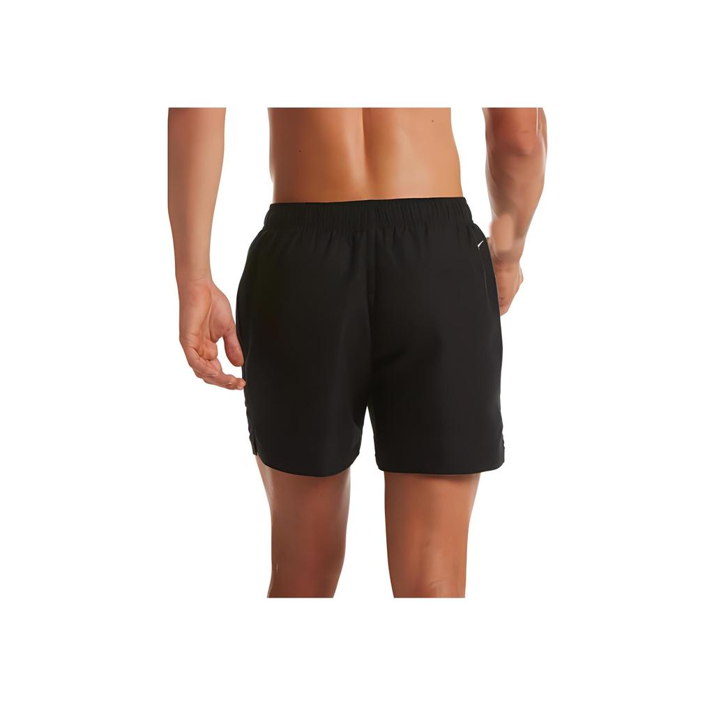 Nike Letter Logo Print Elastic Waist Shorts Men Bottoms Black NESSA566-001