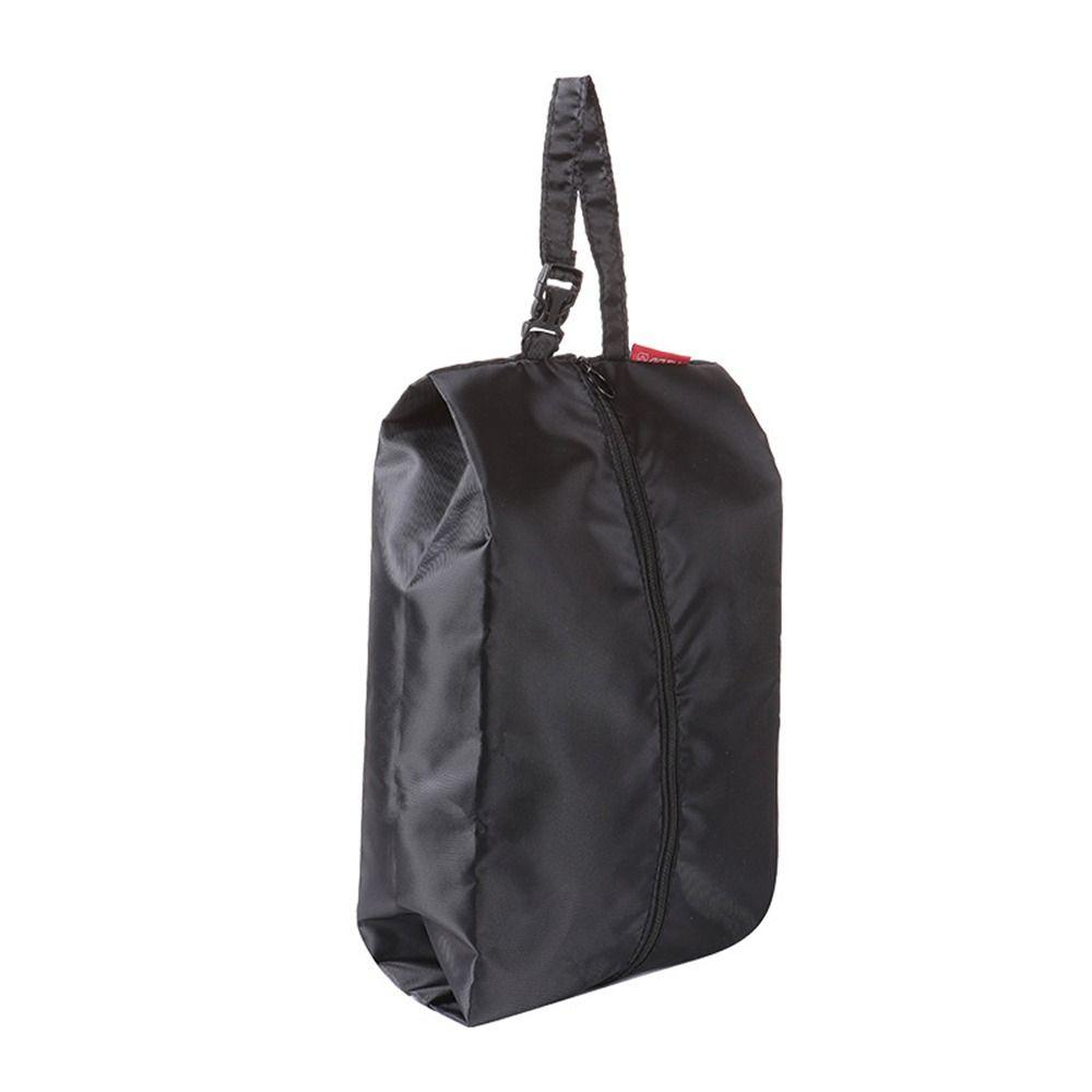 

Portable Oxford Shoes Bag Black Khaki Hanging Shoes Organizer Waterproof Moistureproof Storage Bag Shoes чорний