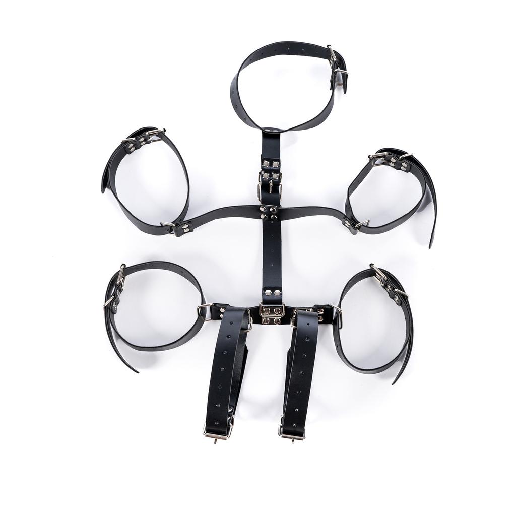 BDSM WomanTraction Chain Backhandcuff Bra Clip Kits Handcuff Restraint Nipple Clamps Sex Toy Set SM Slave Cosplay Collar Leash
