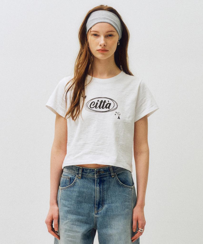 CITTA Drawing Cita Logo T-Shirt_Ctt377 (Charcoal)
