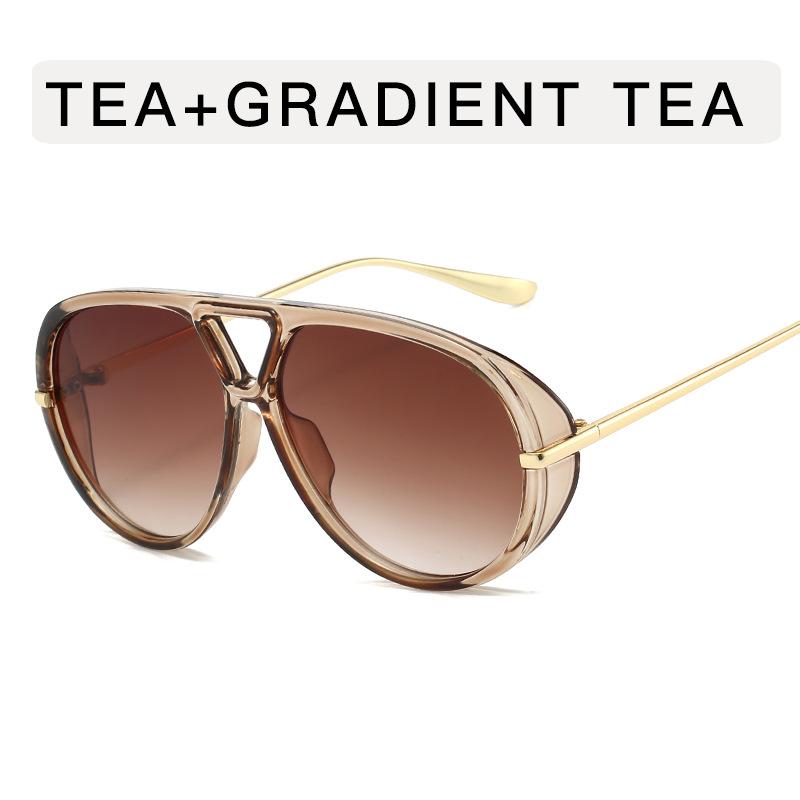 Fashion Stylish Sun Glasses Women Pilot Shape Anti-glare Sunglasses Man Holiday Travelling Sunglass Women