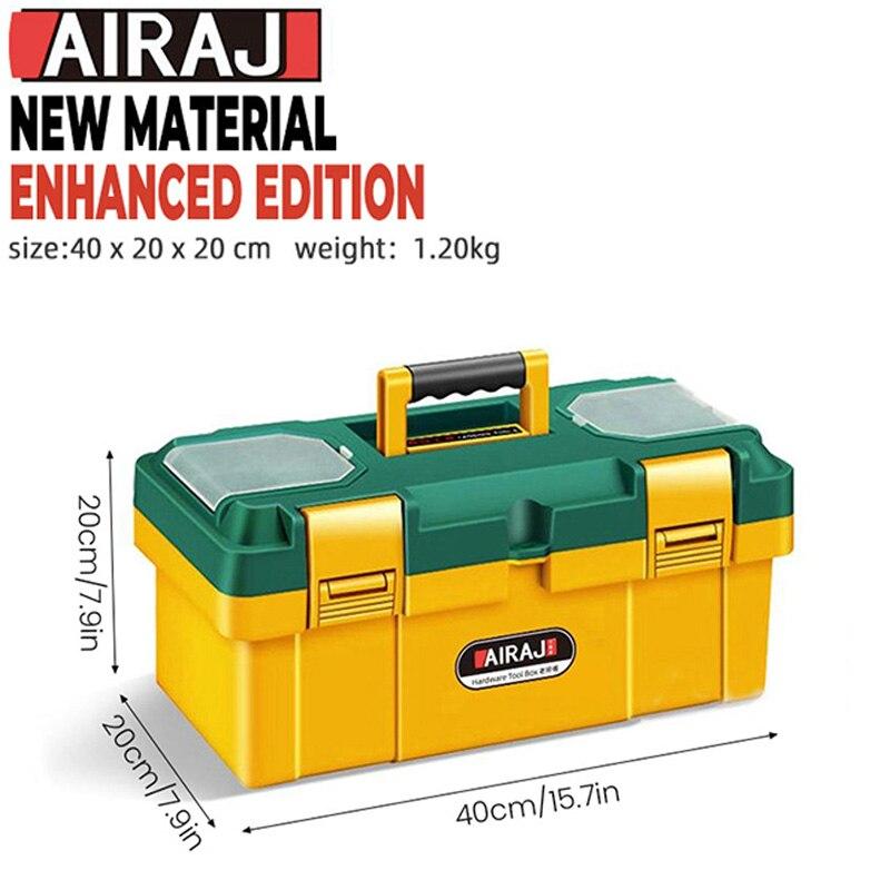 AIRAJ Multifunctional Plastic ABS Toolbox  Thick And Large-Sized With Various Specifications, Portable Tool Storage Rack