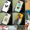 Chicken Hen Rooster Funda Case For iPhone 16 Pro Max 15 14 11 12 13 Pro Max Mini XR 16e 16 15 Plus Phone Cover