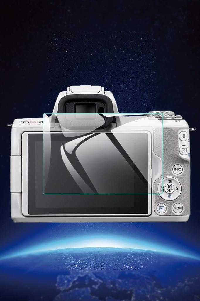 EternalStars Camera Screen Protector with 9H Full for Canon EOS Kiss Kiss and Kiss M6 Mark II Cameras 3-Piece Hardness, Coverage, M2, M,