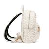 Disney Winnie The Pooh Vintage Fashion Exclusive Metal Nameplate Embossed Backpack Women Backpack Pink Beige DHF51742-C1
