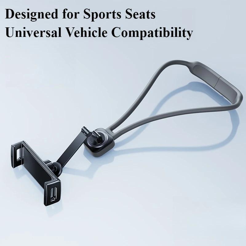 

Eary Car Back Seat Tablet Holder Phone Stand 360°Rotatable Flexible iPad Bracket for Sports Seat Kids Universal Car Accessories