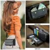 Crossbody Zipper Wallet Case For Samsung Z Fold7/Z Fold5 - PU Leather Card Holder Flip Cover