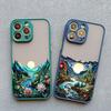 Forest scenery Mountain River Landscape Phone Case For iphone 16 15 14 13 12 11 Pro Max Mini Plus X XR XS 7 8 Shockproof Cover