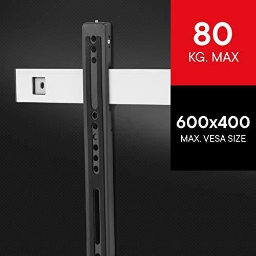 Support mural ultra slim - one for all - wm66 - écrans 32 à 84 pouces - charge 70 kg - noir