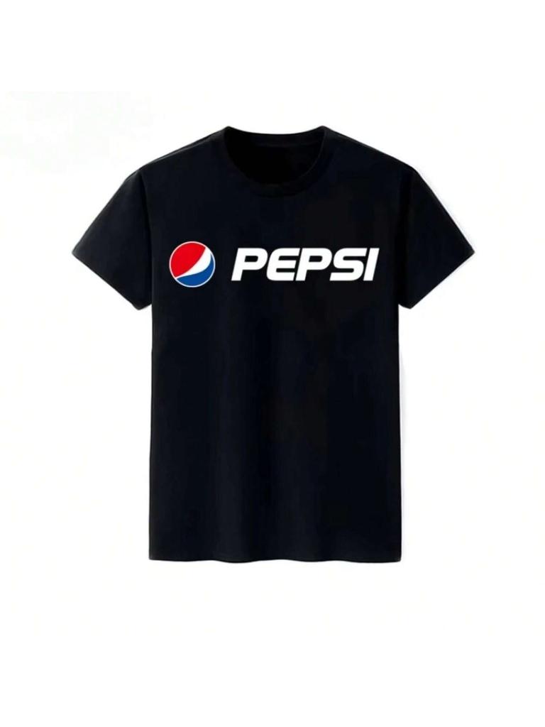 2025 Summertime Pepsiss Joint Commemorative T-Shirt Short Sleeve Pepsis SsMen And Women Couples Loose Student Street Fashion T-Shirt