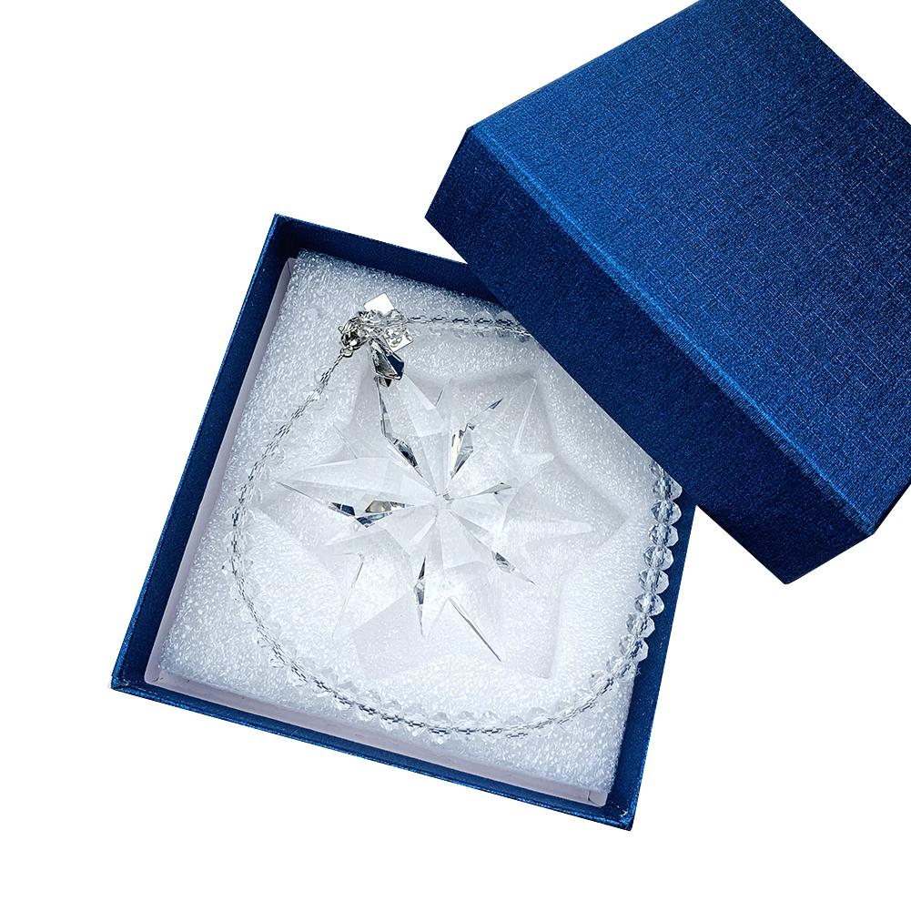 

Подвесной автомобильный кулон в виде снежинки цвета AB, радужные призмы, ловец солнца, превосходное зеркало заднего вида, аксессуары для салона автомобиля чистый