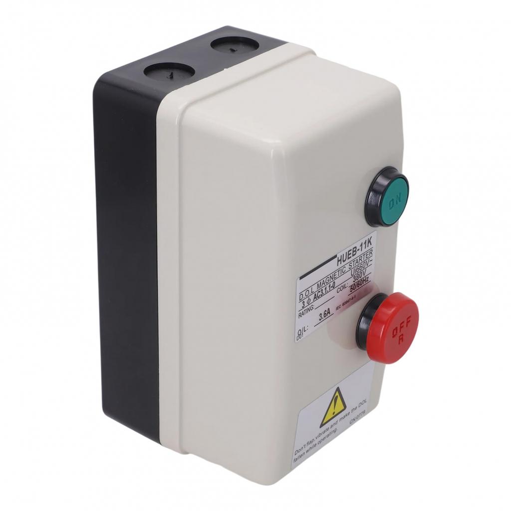 1pc 3Phasé 380V Interrupteur Démarreur Moteur Électrique Magnétique Étanche Pour Compresseur