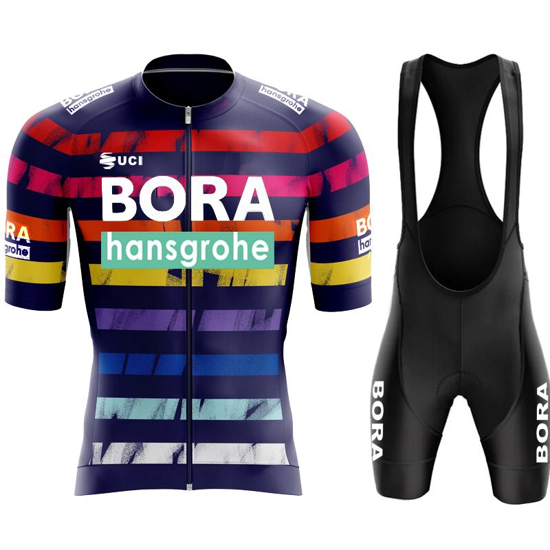 Mens Cycling Clothes Uniform Complete 2025 Men's Pants Gel Bicycle Equipment Jersey Man Summer Clothing Mtb Shorts Set