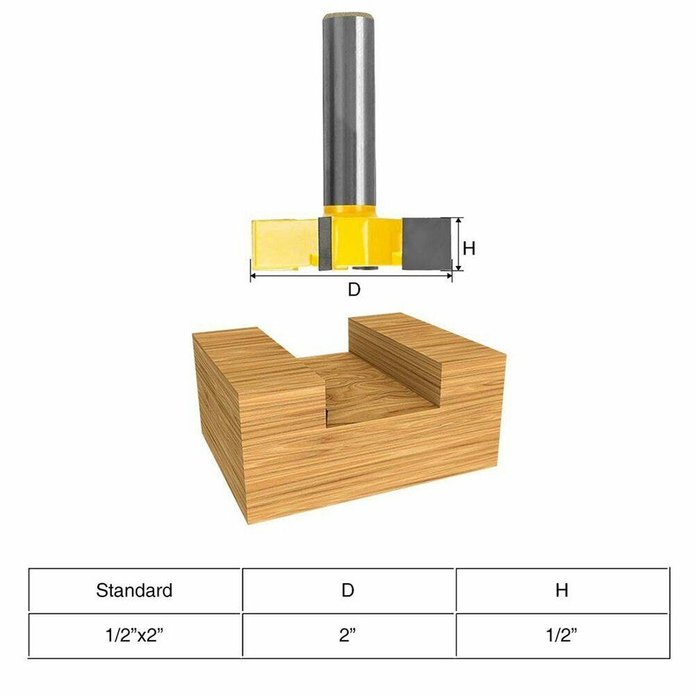 Chisel Router Bit Milling Cutter Tipped Spoilboard Surfacing Woodworking